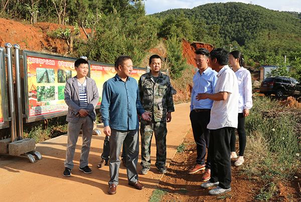 毛辉调研会泽县者海镇脱贫攻坚巩固提升工作